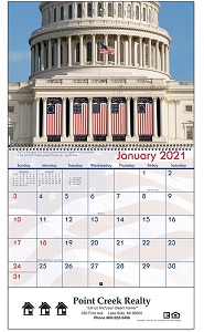 America 2021 Calendar
