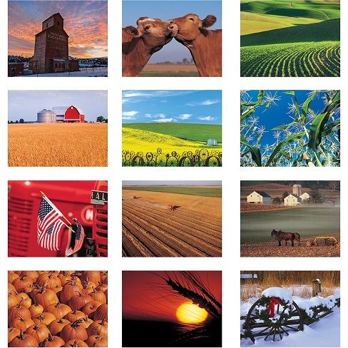 Monthly Scenes of Americam Agriculture 2021 Calendar