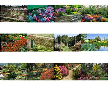 Monthly Scenes of Gardens 2021 Appointment Calendar