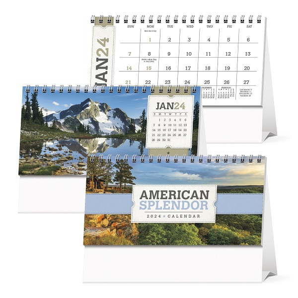American Splendor Desk Tent Calendar