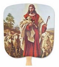 The Good Shepherd Religious Church Fan
